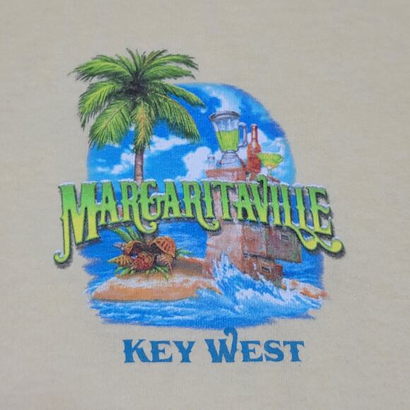 Margaritaville Yellow Unisex Tee "I Passed Out In My Hammock Key West" - Medium - Picture 6 of 7